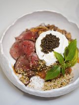 牛肉鱼子酱波奇饭｜鲜到上头