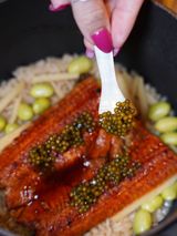 鱼子酱鳗鱼饭|日料店同款！好吃到舔盘
